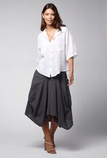 Inizio  Linen Camp Shirt White