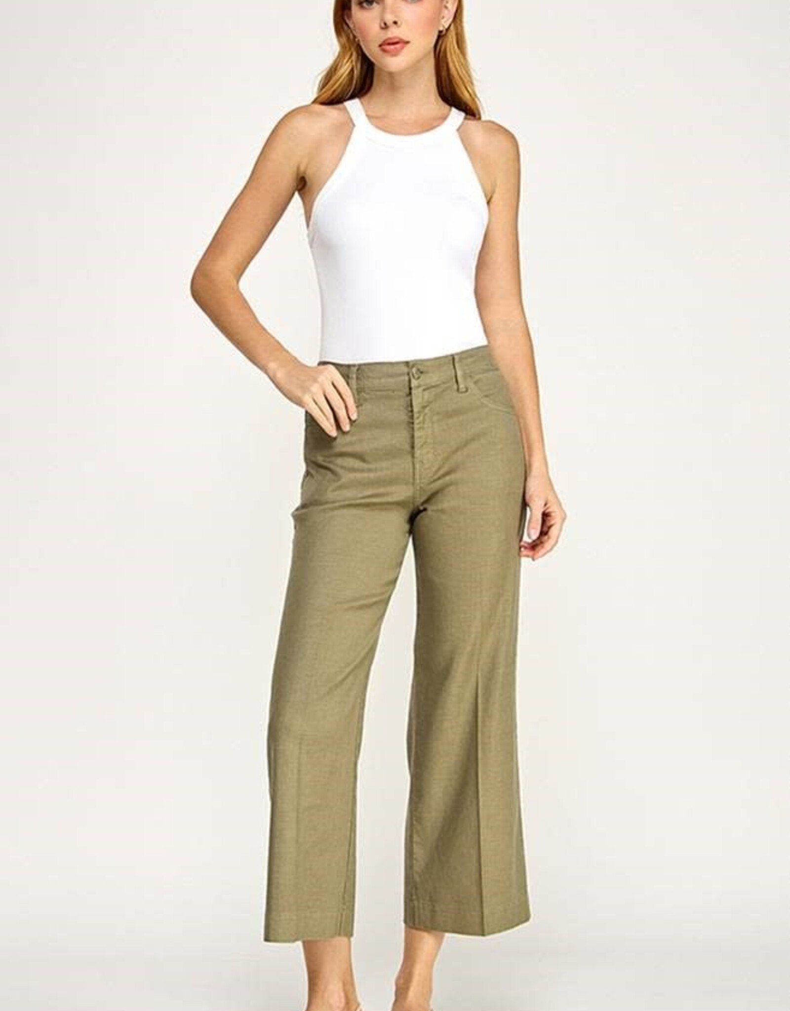 Level 99  Anabelle Wide Leg Pant Willow