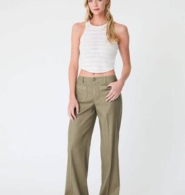 Level 99 Hampton Wide Leg Trouser Willow