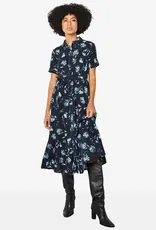 Apricot  Pressed Daisy Shirt Dress