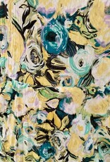 Dress Addict  Yellow Print Cotton Dress