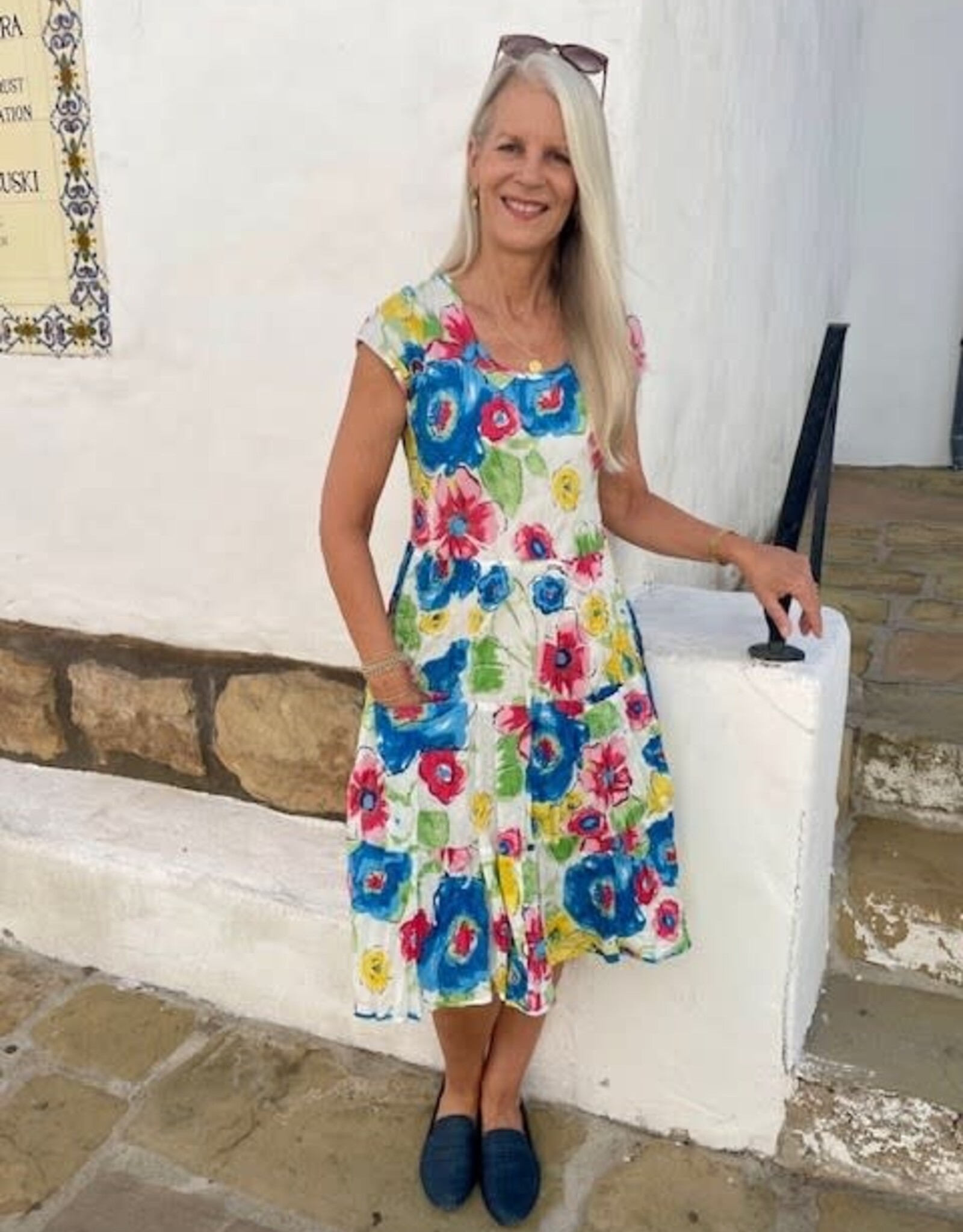 Dress Addict Happy Flowers Cotton Dress