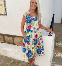 Dress Addict Happy Flowers Cotton Dress