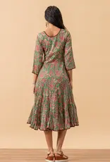 Trade Cloth  Santa Fe Dress 3/4 Sleeve Jada