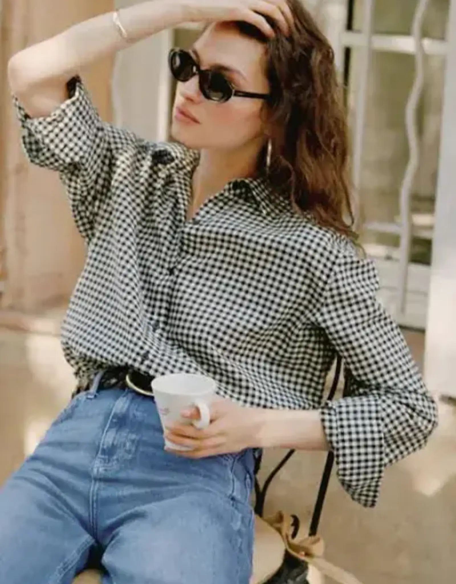 Z Supply  Seaport Gingham Shirt
