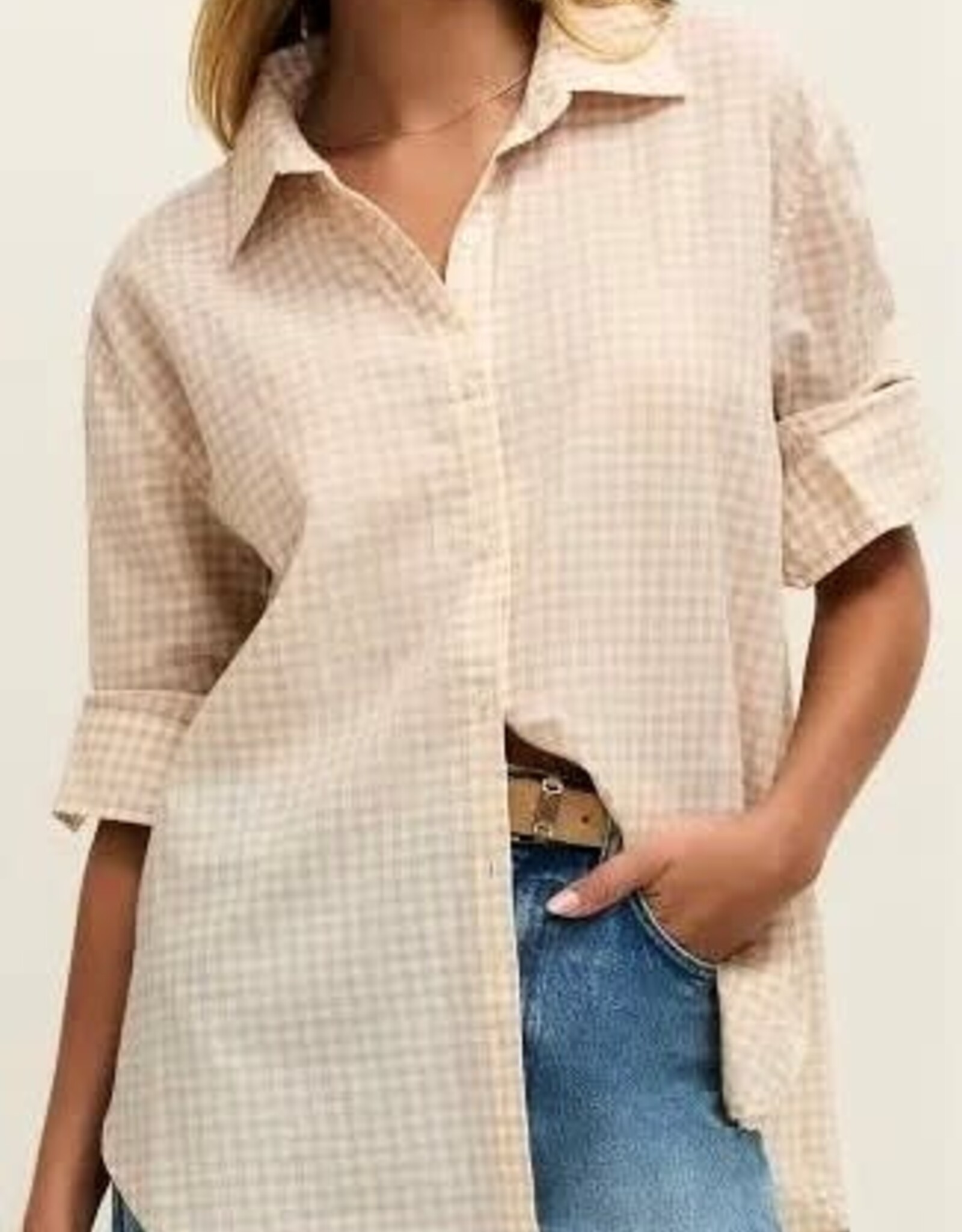 Z Supply  Seaport Gingham Shirt