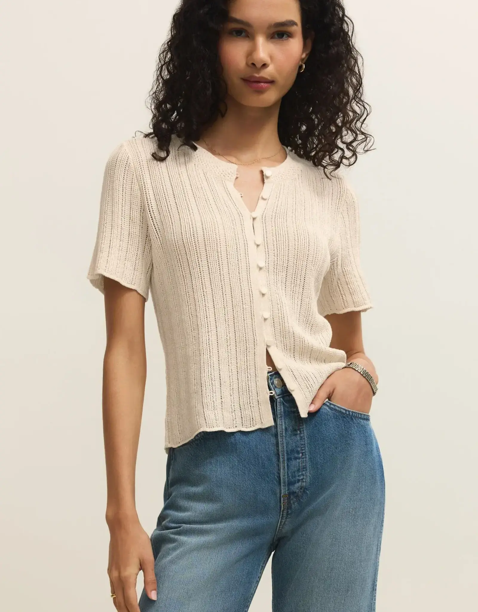 Z Supply  Starboard Crochet Top