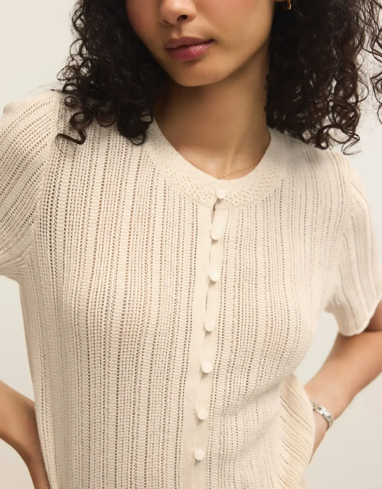 Z Supply  Starboard Crochet Top