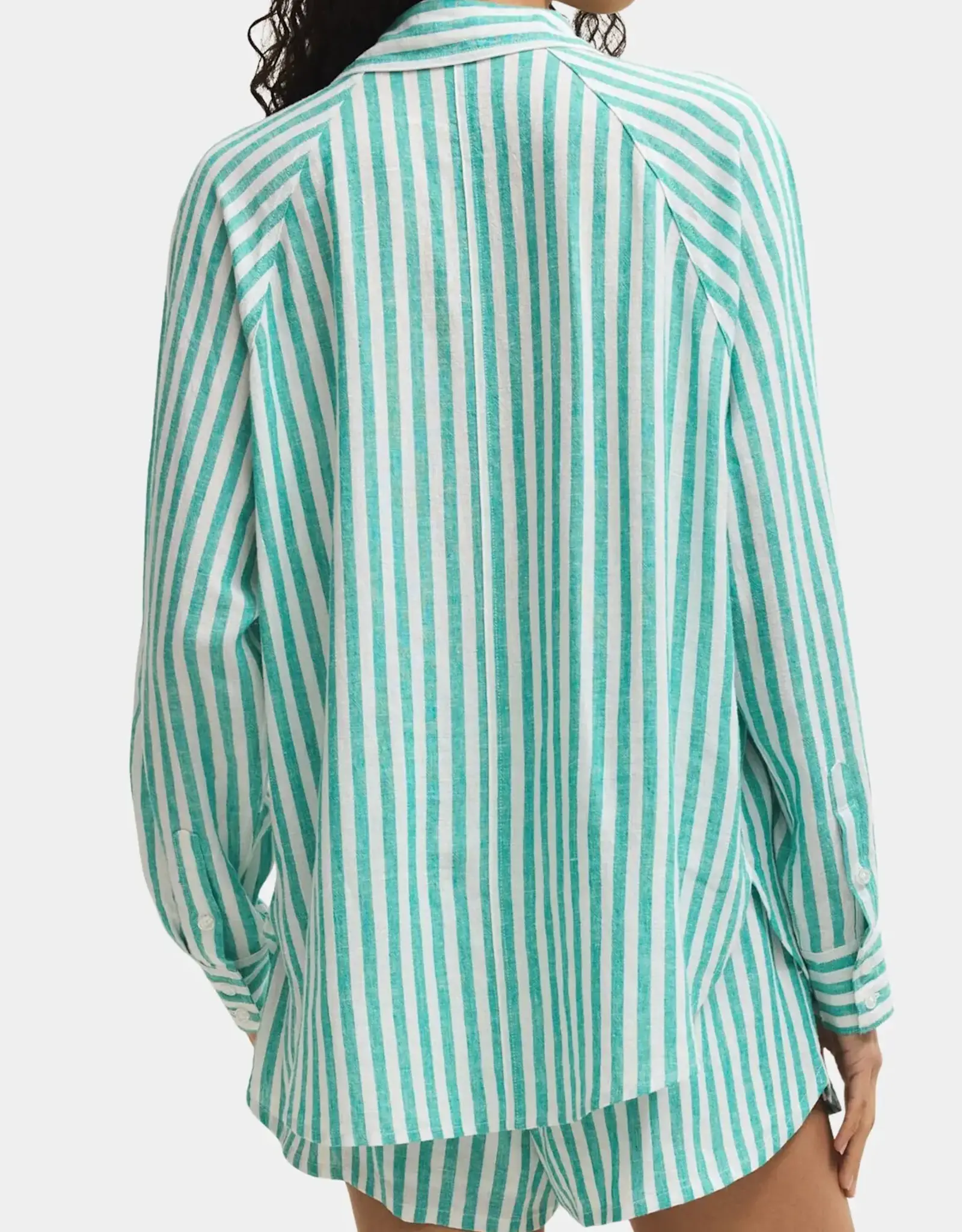 Z Supply Perfect Linen Shirt La Palma