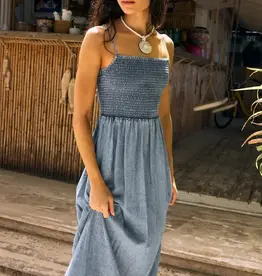 Z Supply Bayside Chambray Midi Dress