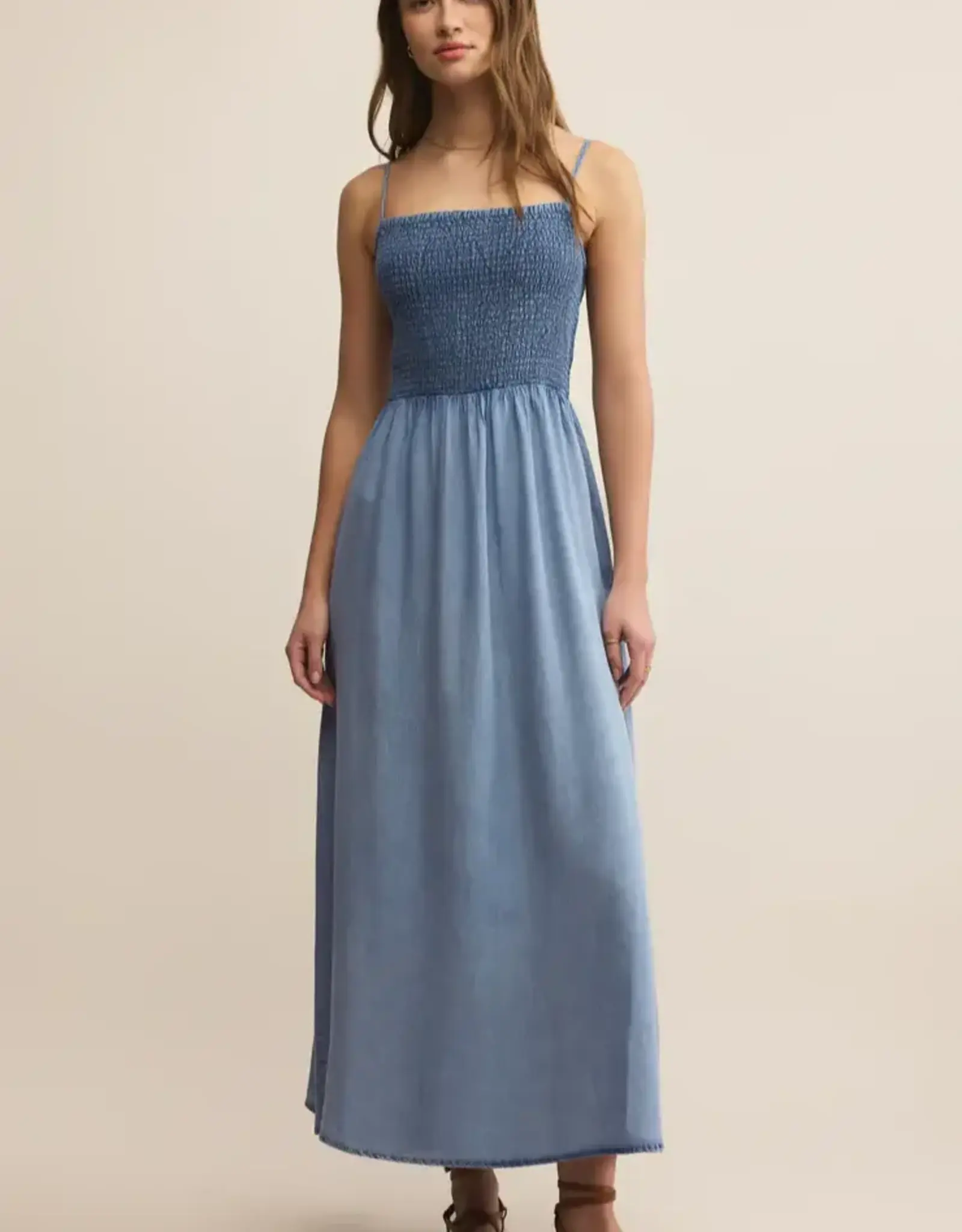 Z Supply  Bayside Chambray Midi Dress