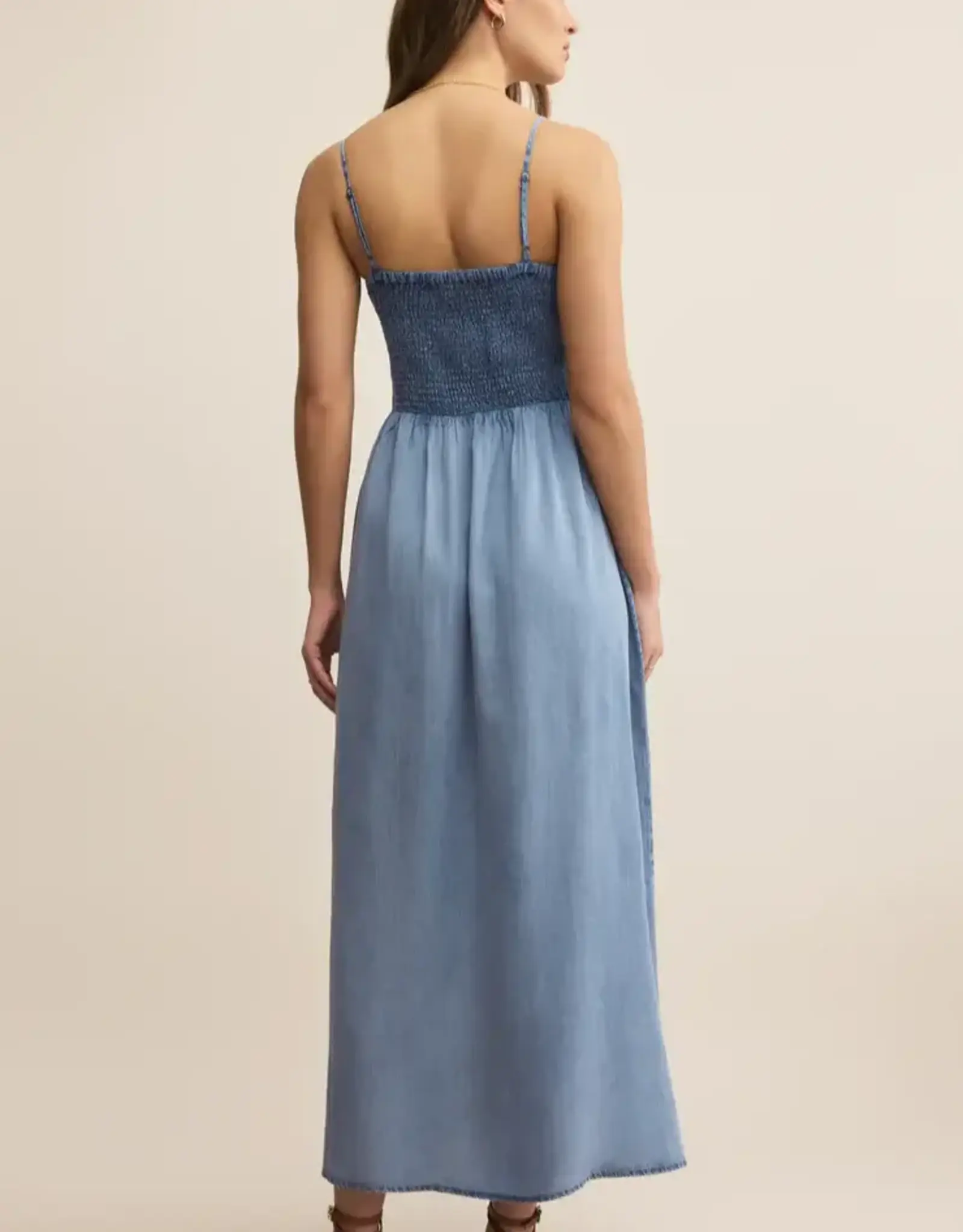 Z Supply  Bayside Chambray Midi Dress