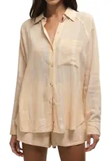 Z Supply  Perfect Linen Top Custard