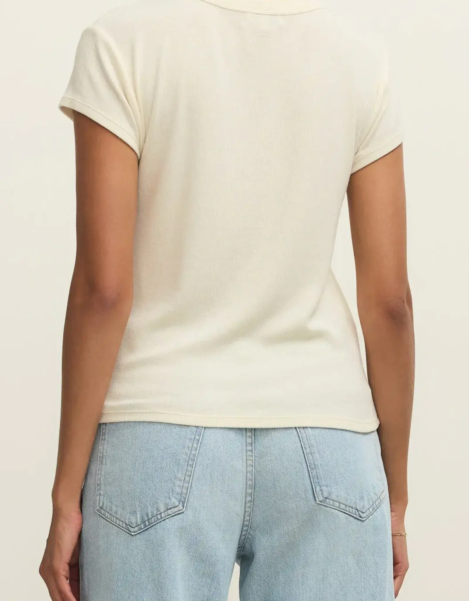 Z Supply  Renae Rib Short Sleeve Tee