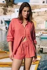 Z Supply Perfect Linen Shirt Gelato