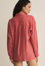 Z Supply Perfect Linen Shirt Gelato