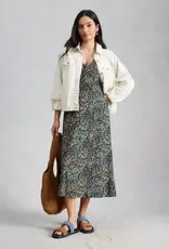 White Stuff Megan Jersey Dress Navy Dot