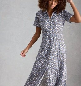 White Stuff Rua Jersey Dress Periwinkle