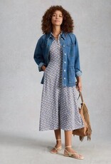 White Stuff  Rua Jersey Dress Periwinkle