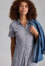 White Stuff  Rua Jersey Dress Periwinkle