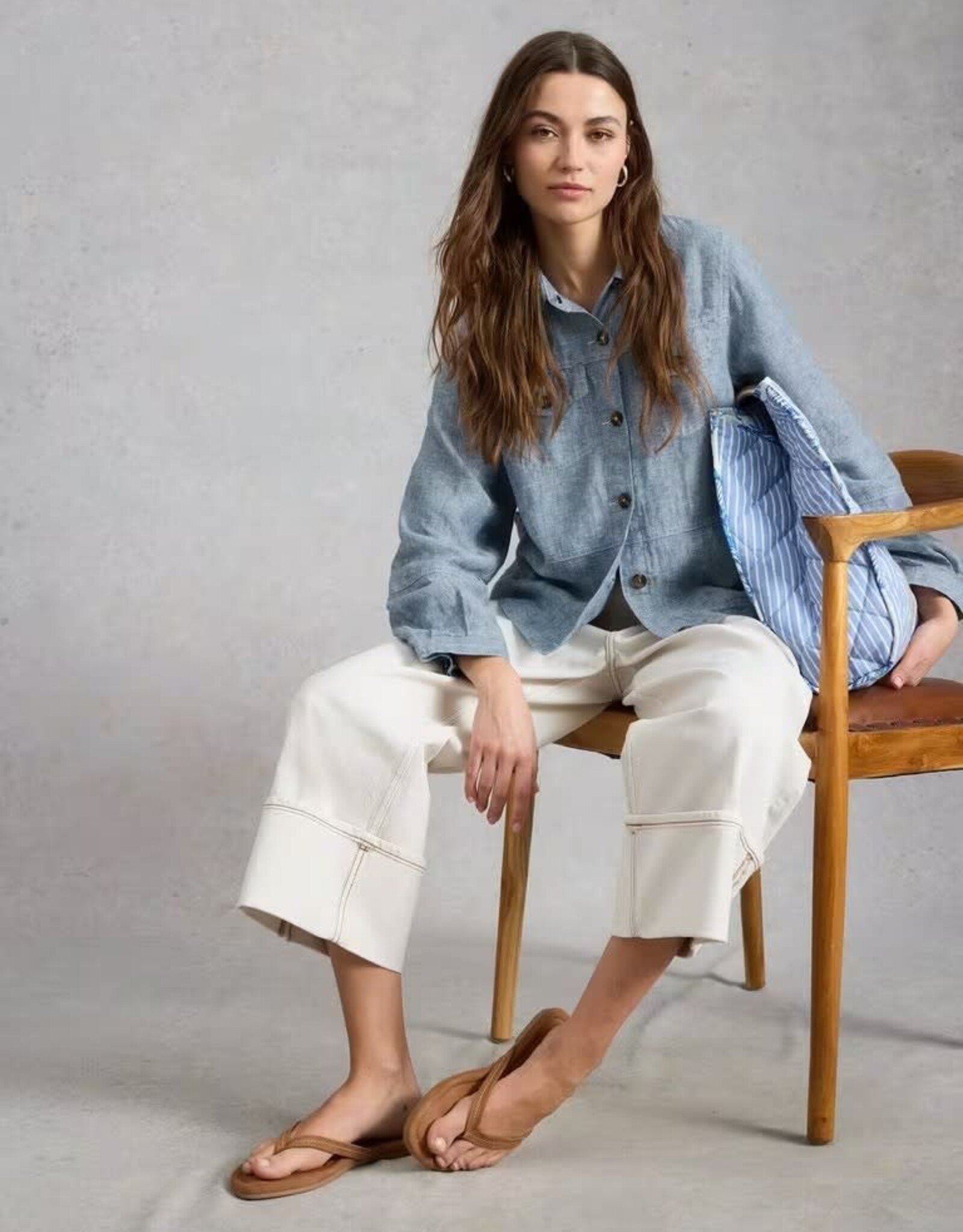 White Stuff Camille Linen Jacket