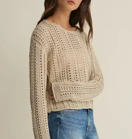 Z Supply Upland Crochet Sweater