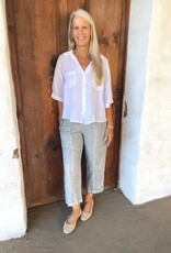 Inizio Magic Capri Linen Pants