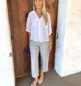 Inizio Magic Capri Linen Pants