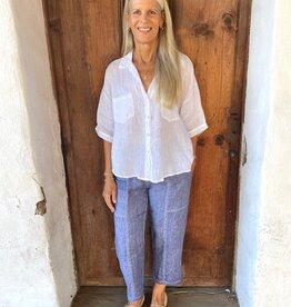 Inizio Magic Capri Linen Pants