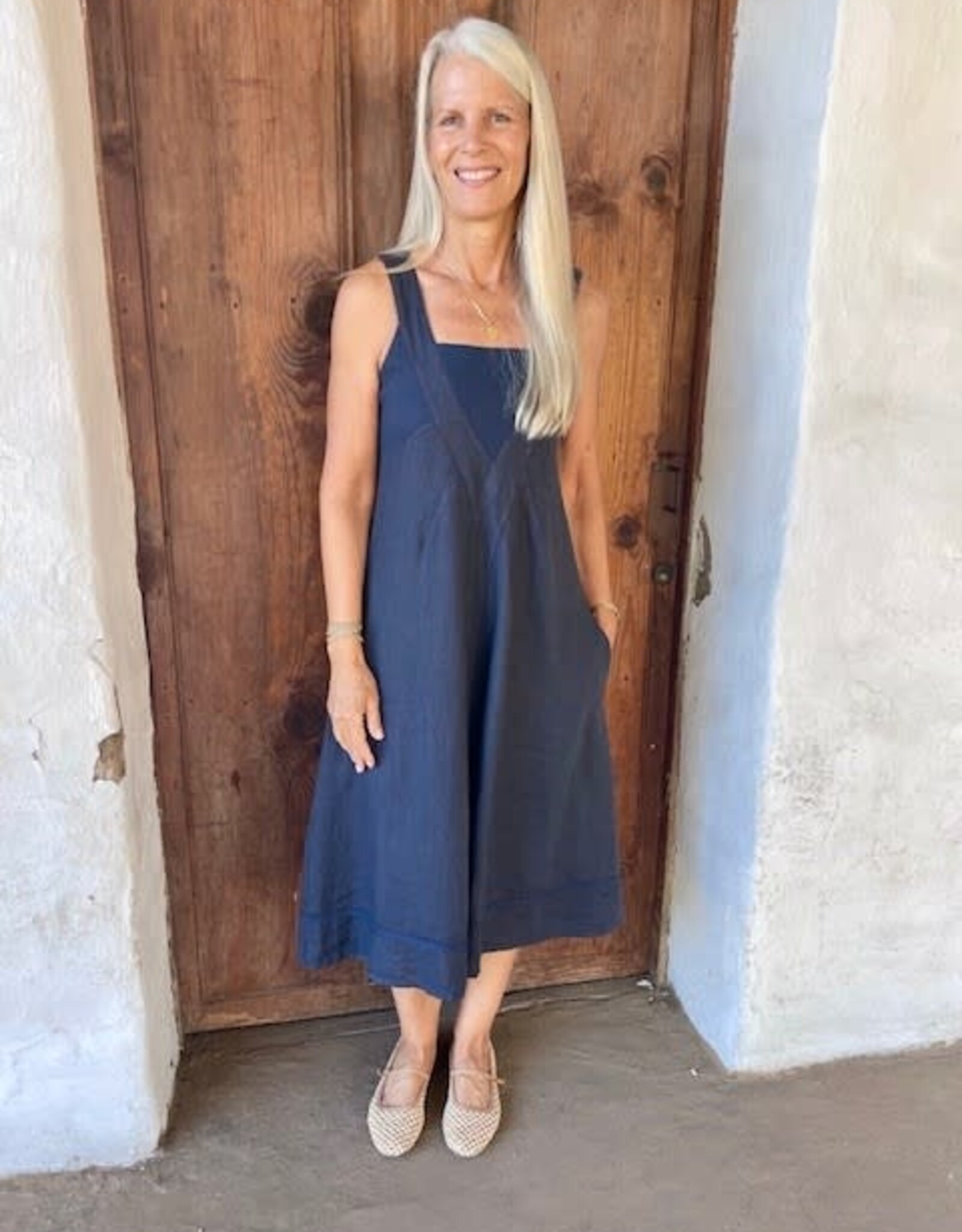 Inizio Linen Deco Dress