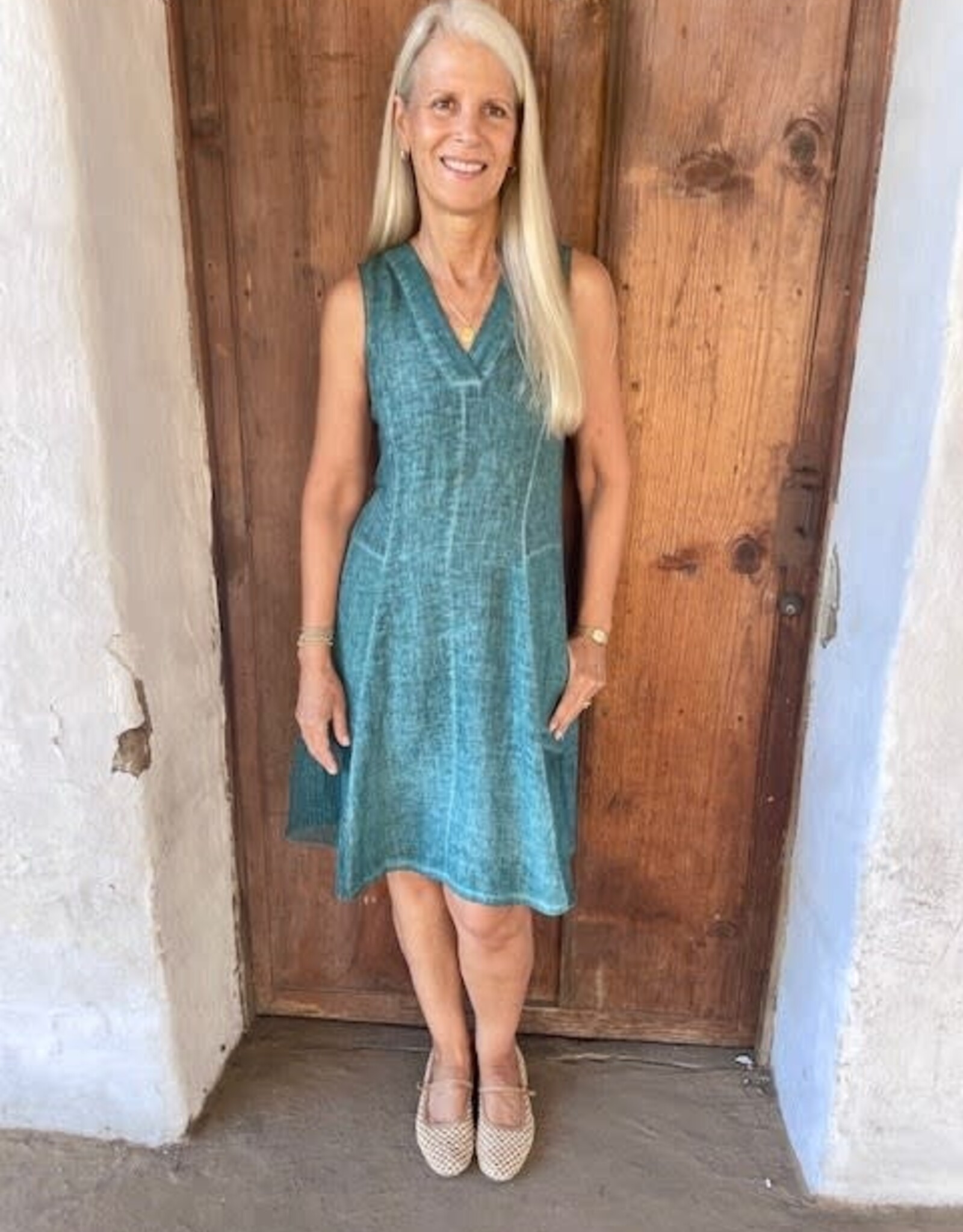 Inizio Inizio Linen New Catherine Dress