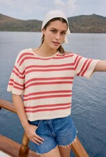 Z Supply  Prado Stripe Sweater Tee