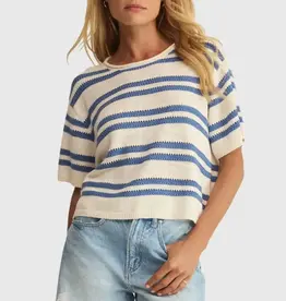 Z Supply Prado Stripe Sweater Tee
