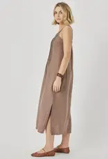 Splendid Stella Linen Pintuck Midi Dress