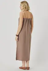 Splendid Stella Linen Pintuck Midi Dress