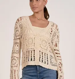 Crochet Shay Cardi Natural