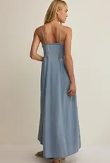Z Supply  Angel Eyes Twill Midi Lake Blue