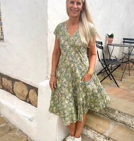 Dress Addict Light Green Print Dress