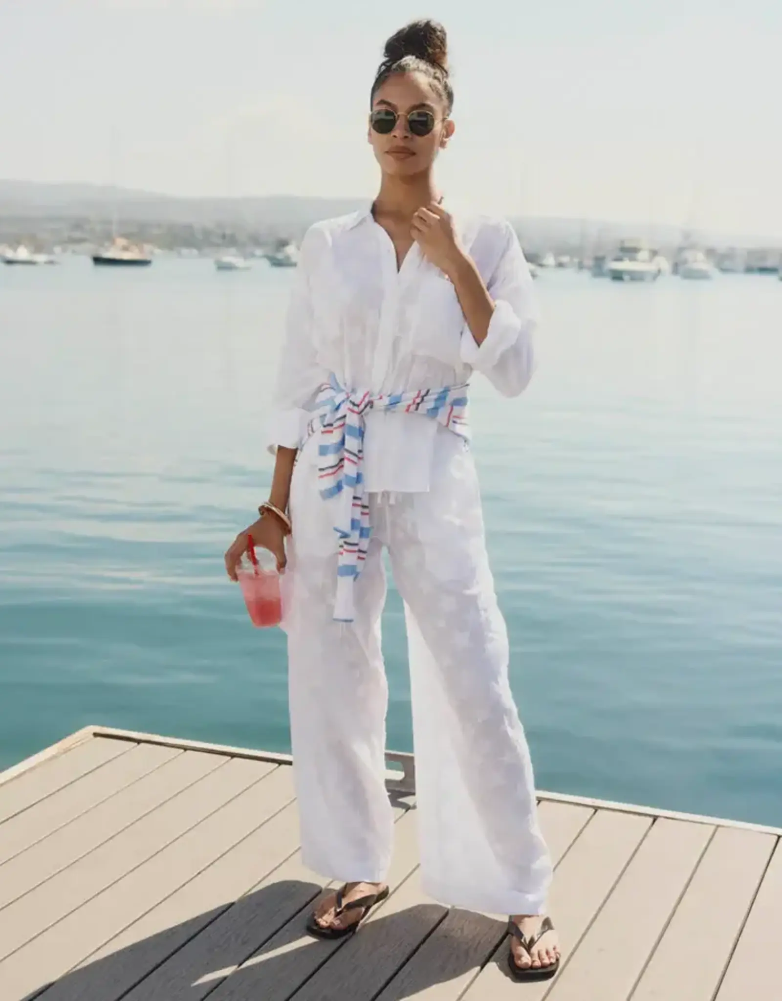 Splendid Caprice Star Button Down White