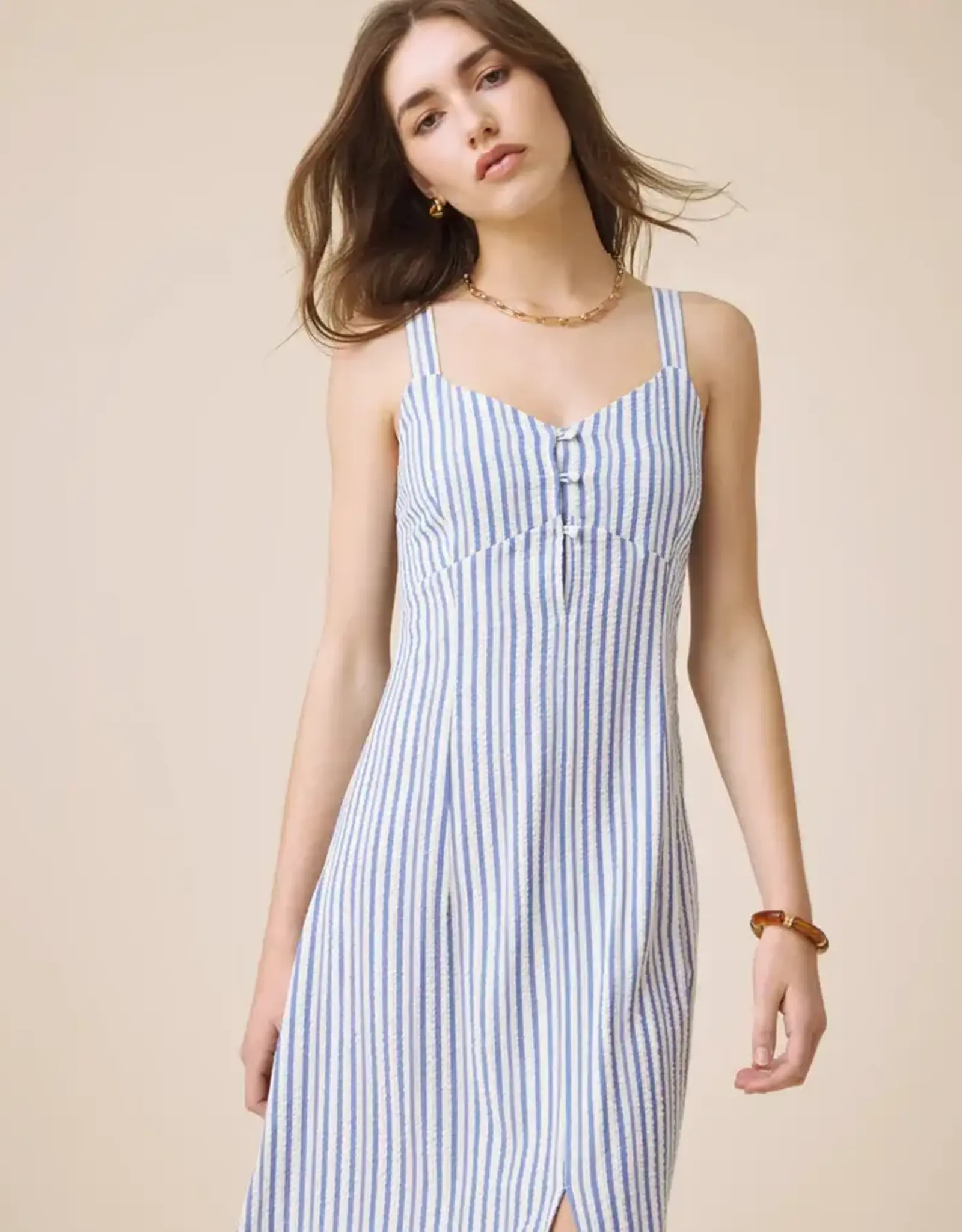 Splendid Madelyn Stripe Midi Dress