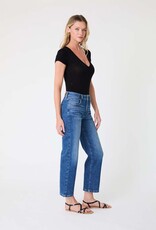 Level 99 Zoey Straight Jean Blue Cast