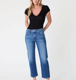 Level 99 Zoey Straight Jean Blue Cast