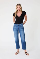 Level 99 Zoey Straight Jean Blue Cast
