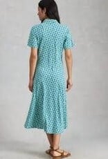 White Stuff Rua Shirt Dress Blue/Green