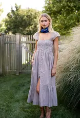 Marea  Celine Dress Mocha Gingham