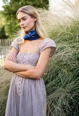 Marea  Celine Dress Mocha Gingham