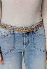 Amsterdam Heritage Aurelia Studded Belt Taupe