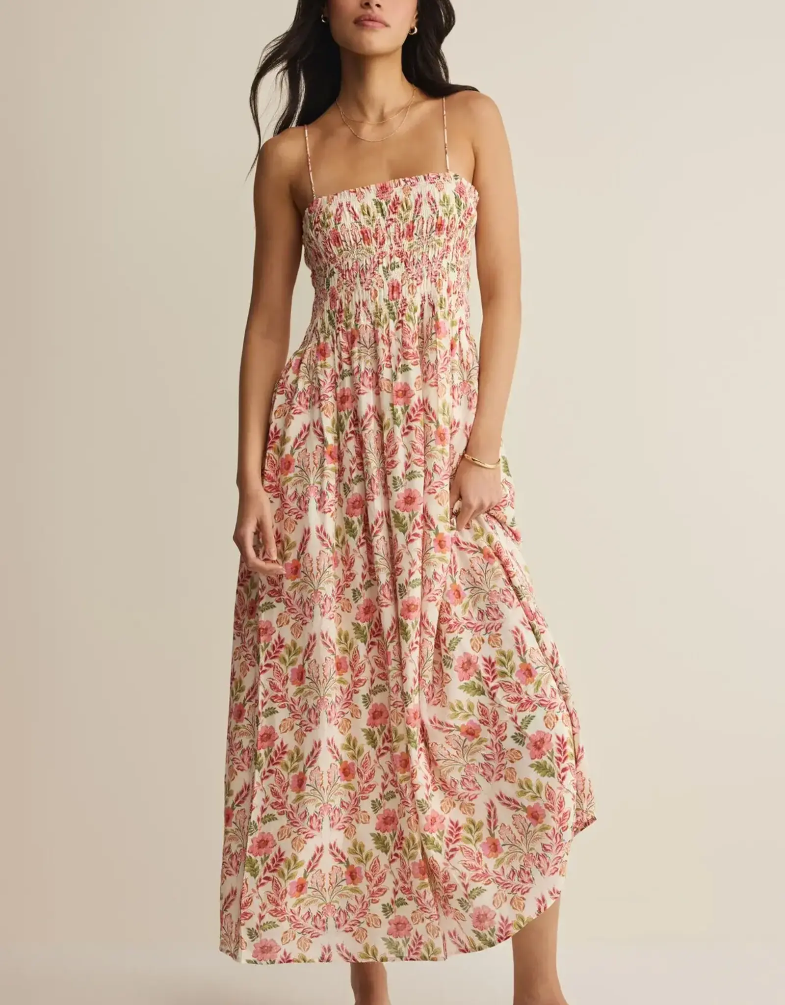 Z Supply  Cornelia Ami Floral Midi Dress