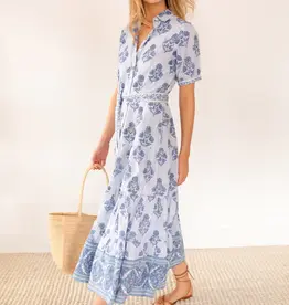 Marea Shirt Dress Hollyhock