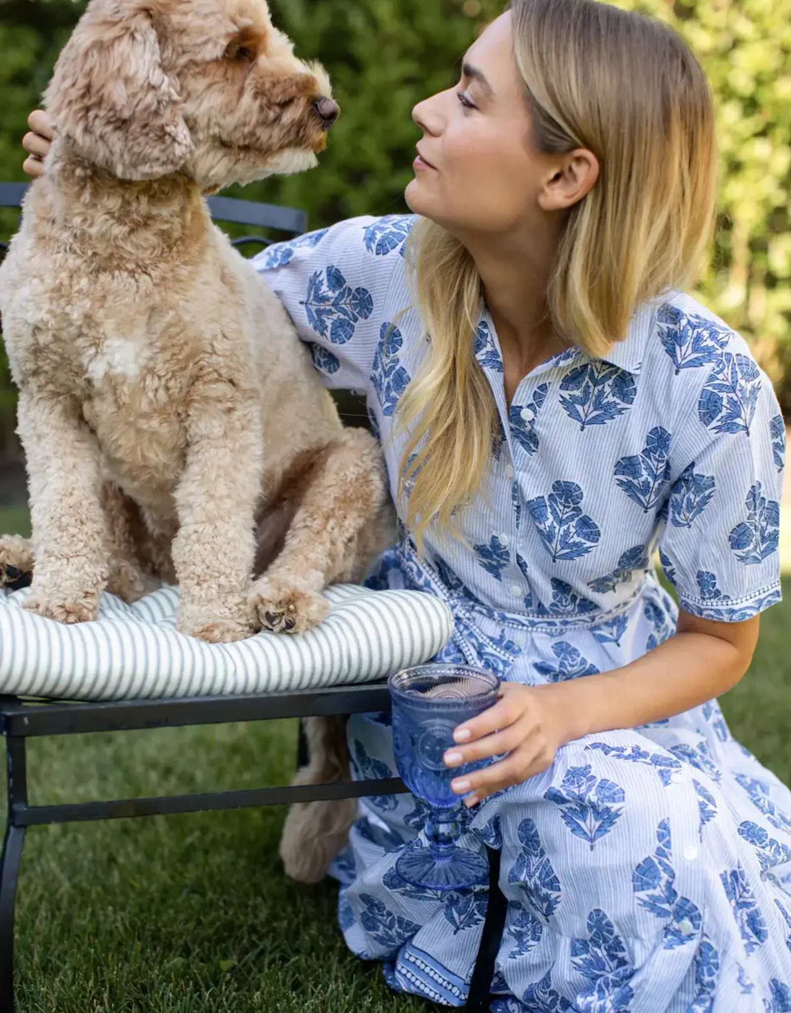 Marea Shirt Dress Hollyhock
